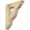 Ekena Millwork Funston Traditional Rough Sawn Bracket, Douglas Fir, 4"W x 20"D x 24"H BKT04X20X24FST01RDF - alternate 1